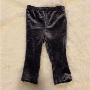 Velour bow detailed Legging Pant